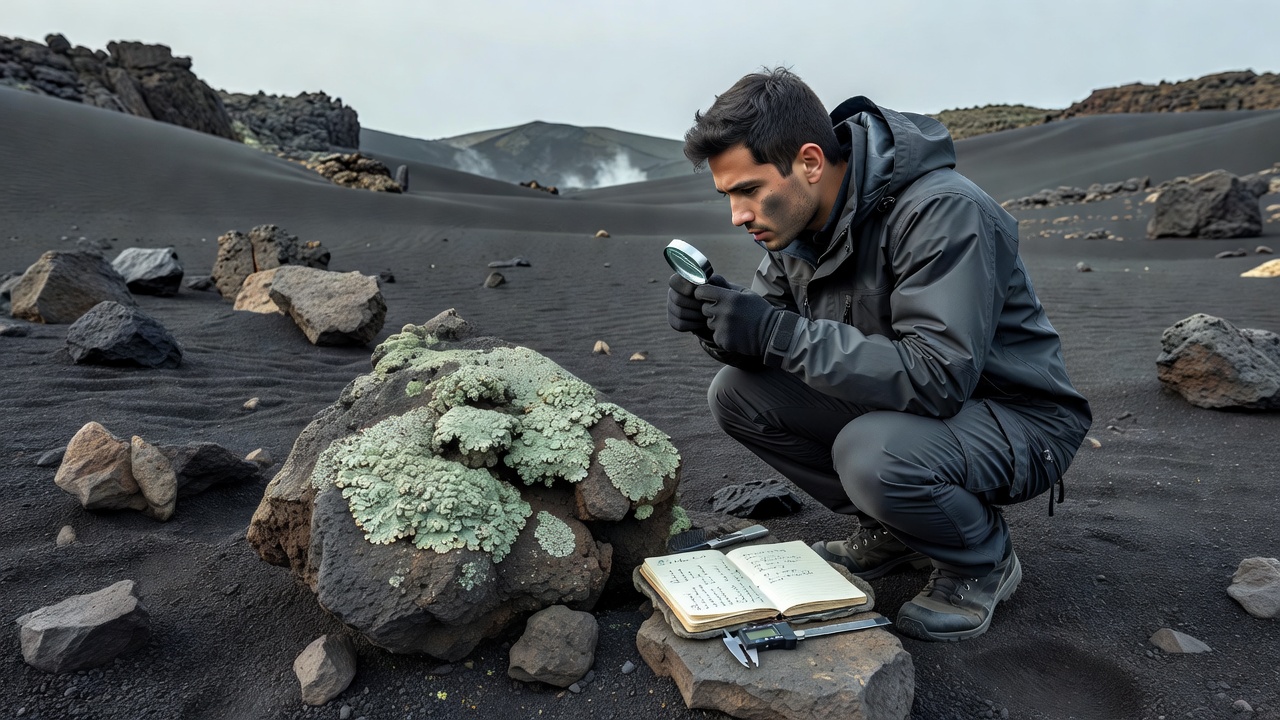 Investigating Smooth Lichen Resilience in Volcanic Ash Environments Through Field Observations