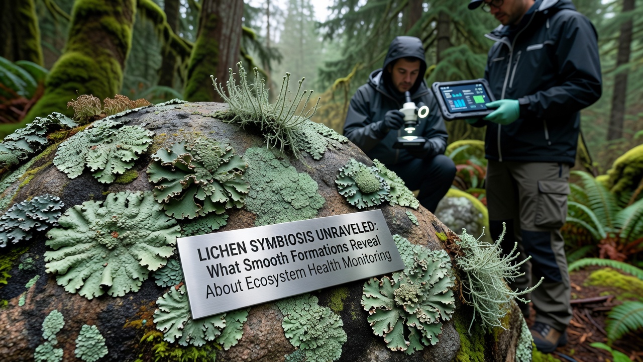 Lichen Symbiosis Unraveled: What Smooth Formations Reveal About Ecosystem Health Monitoring